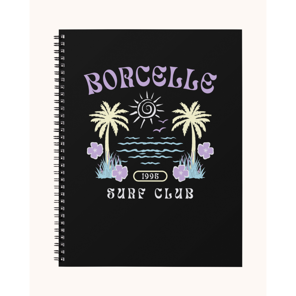 

Notebook Reflektif A5 Spiral – 50 Halaman Hitam Putih | HVS 80gsm & 100gsm – Borcelle Surf Club