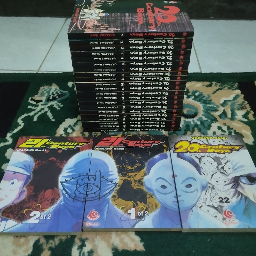 Komik set 20th + 21st Century Boys tamat