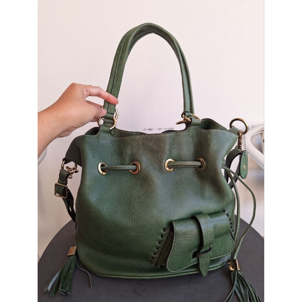Tas Preloved Vintage Cambio Green Kulas