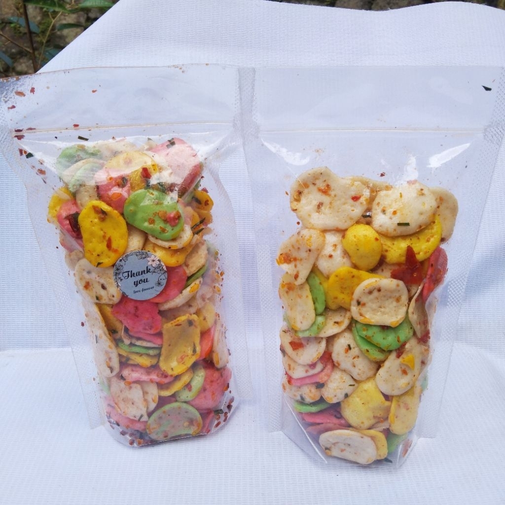 

KERUPUK SEBLAK | Kerupuk Viral Pedas daun jeruk Pedas Snack Pedas