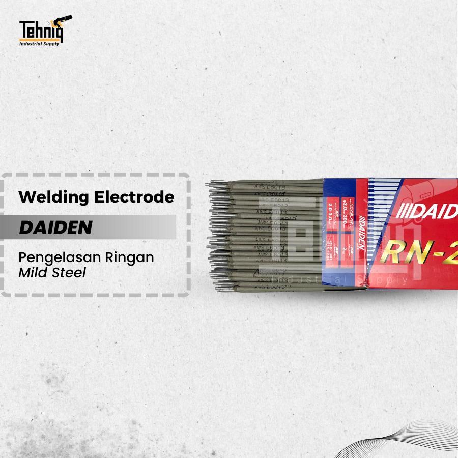 DAIDEN Kawat Electrode Daiden RN-25 E6013 / Kawat Las Untuk MIG MMA 2.0MM 1KG
