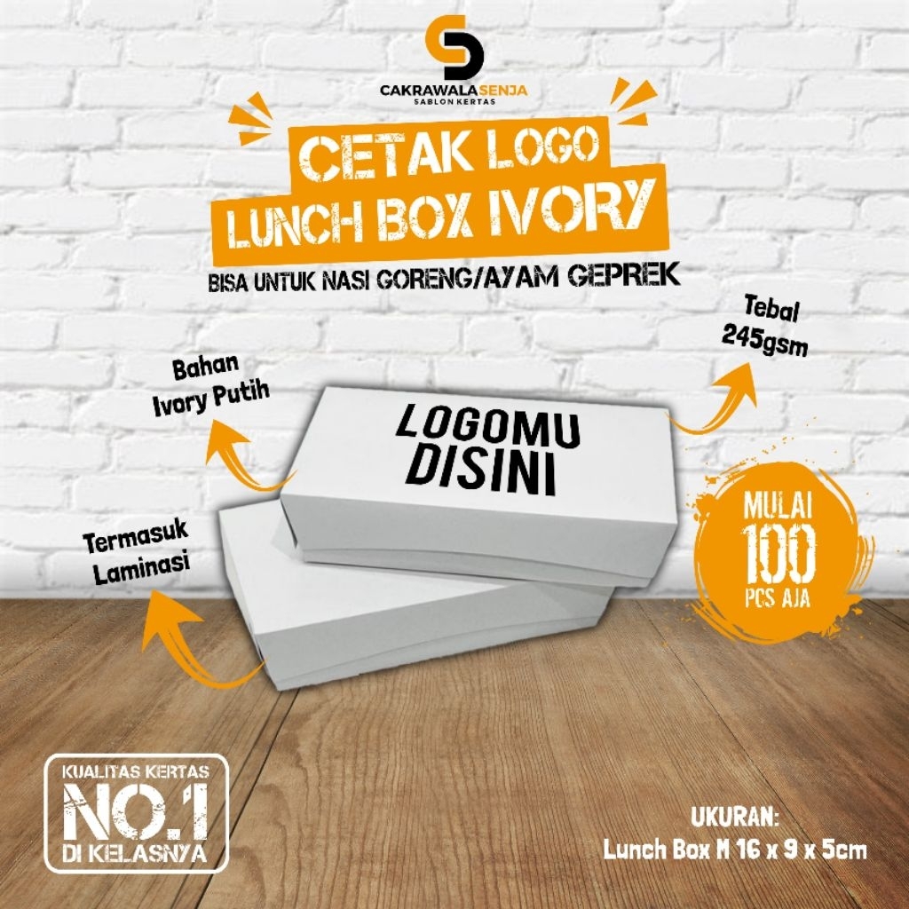 

[MIN.100PCS] Cetak Box Custom Logo – Cetak Kualitas Premium, Harga Bersahabat!