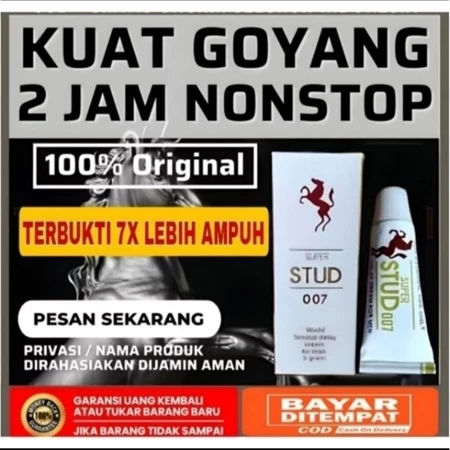 Stud 007 Cream Oles Obat kuat tahan lama pria Obt kuat tahan lama pria Kuat oles tahan lama pria