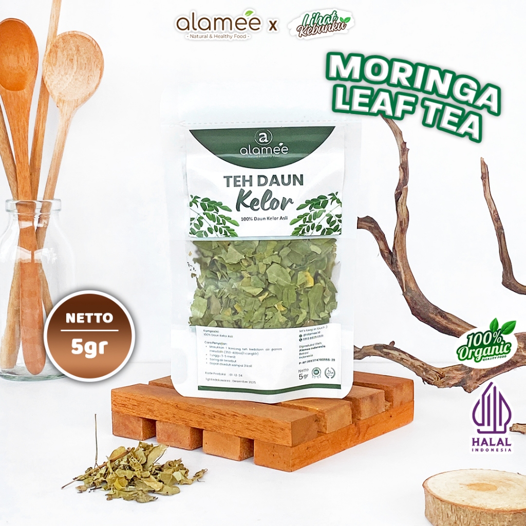 

Teh Daun Kelor Tea Bunga Herbal Alami Organic Natural Non Msg Siap Seduh 5gr LIHAT KEBUNKU