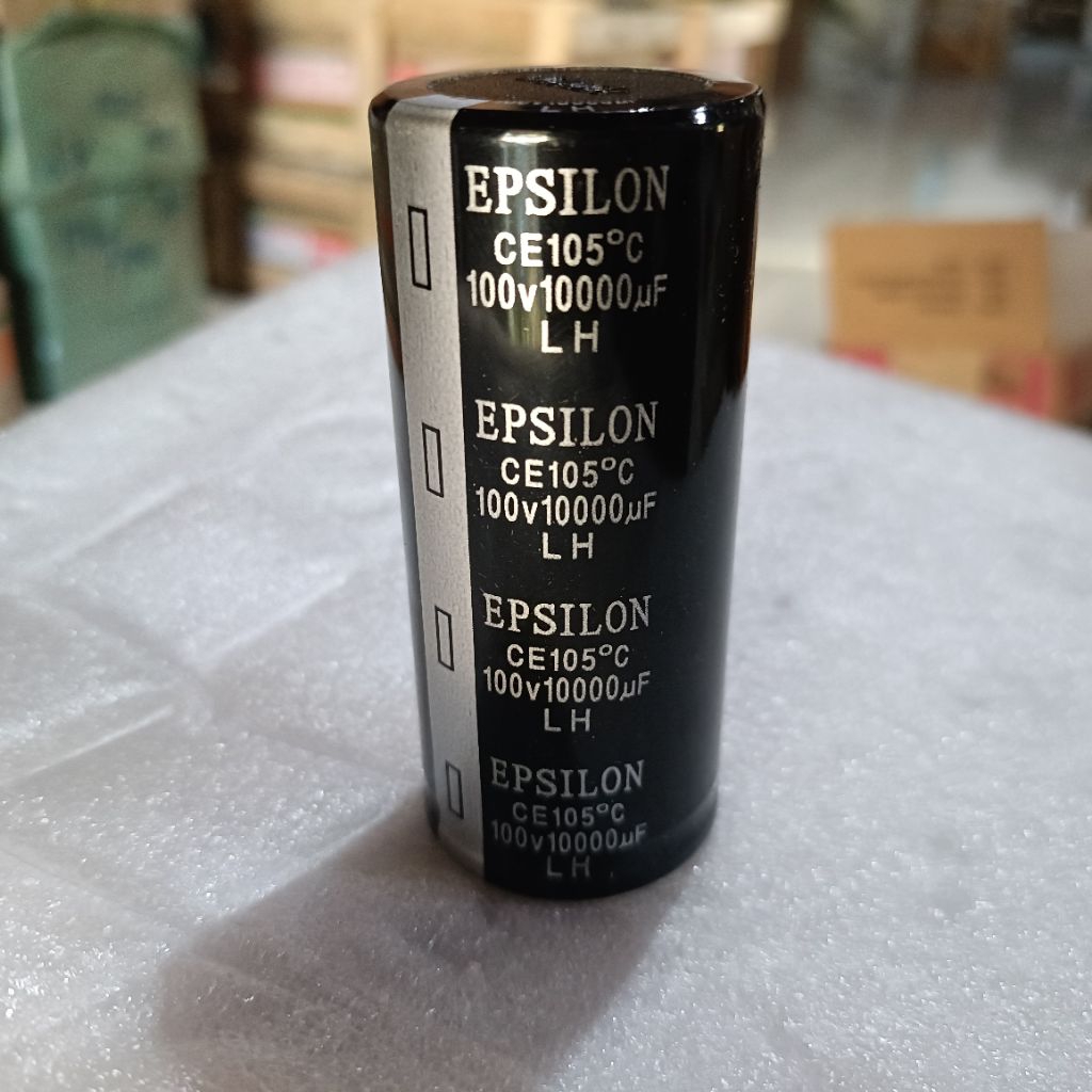 Elco 100v 10000uf Epsilon original isi full/Elko 10000uf 100v Epsilon