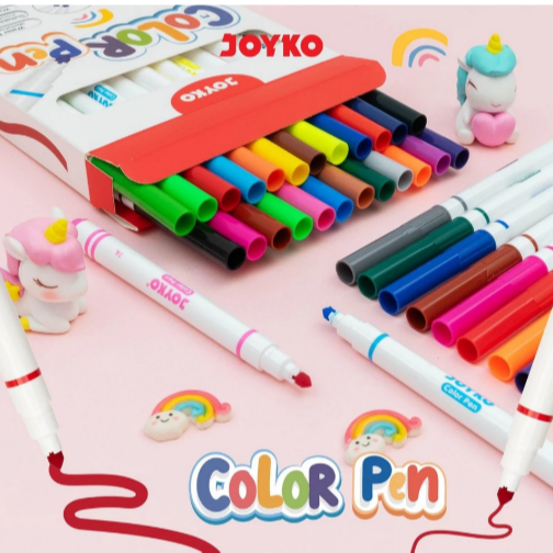 

[ SET ] Color Pen Joyko Pulpen Pena Warna CLP-065 / Pen Warna Joyko Murah 1 Set bagus