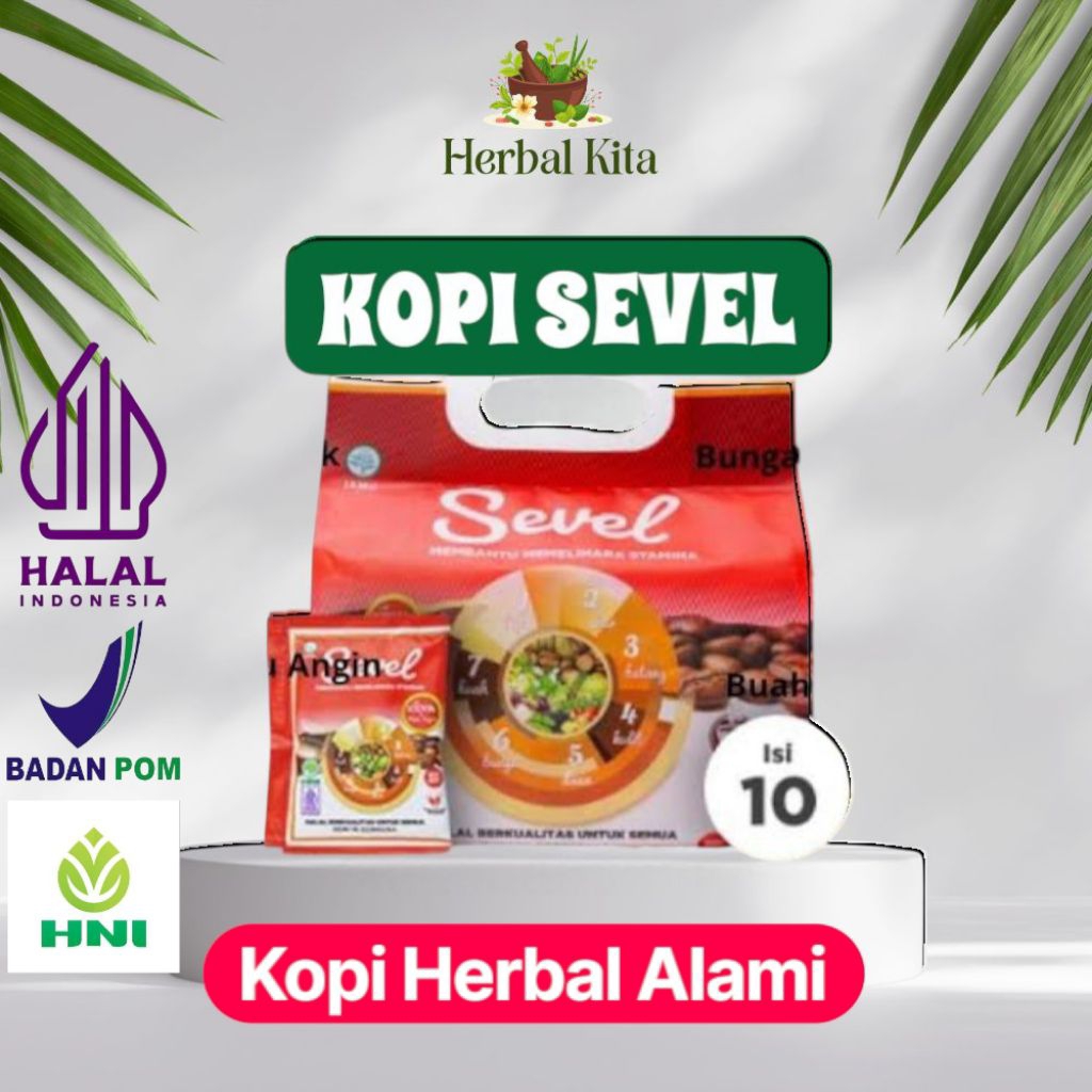 

KOPI HERBAL/KOPI SEVEL HNI isi 10 sashet