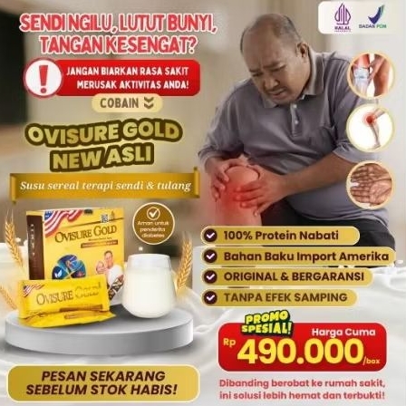 

OVISURE GOLD MILK SUSU VITAMIN TULANG DAN SENDI PALING BAGUS