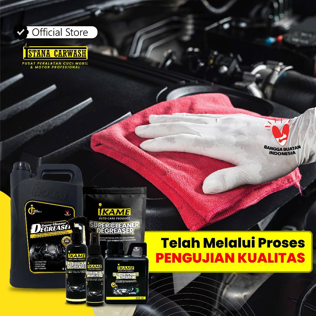Pembersih Krak Kotoran Mesin Mobil Motor / Super Cleaner Degreaser 5 Liter IKAME