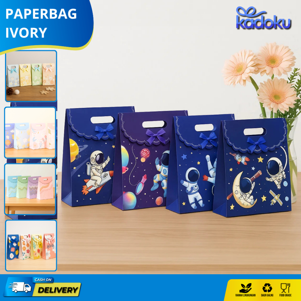

Paper Bag Kado / Goodie bag Hampers / Tas Kado / Tas Hadiah / Tas Kantong Hadiah Paper Bag Kado