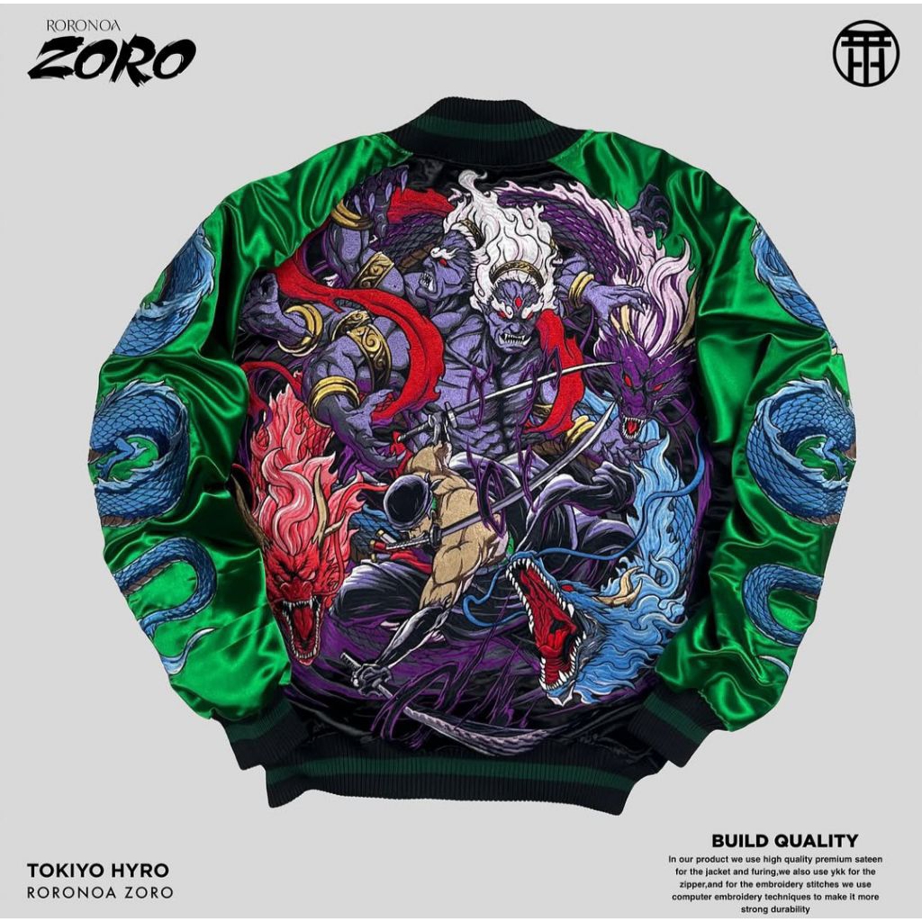 Sukajan Roronoa Zoro By Tokiyo Hyro