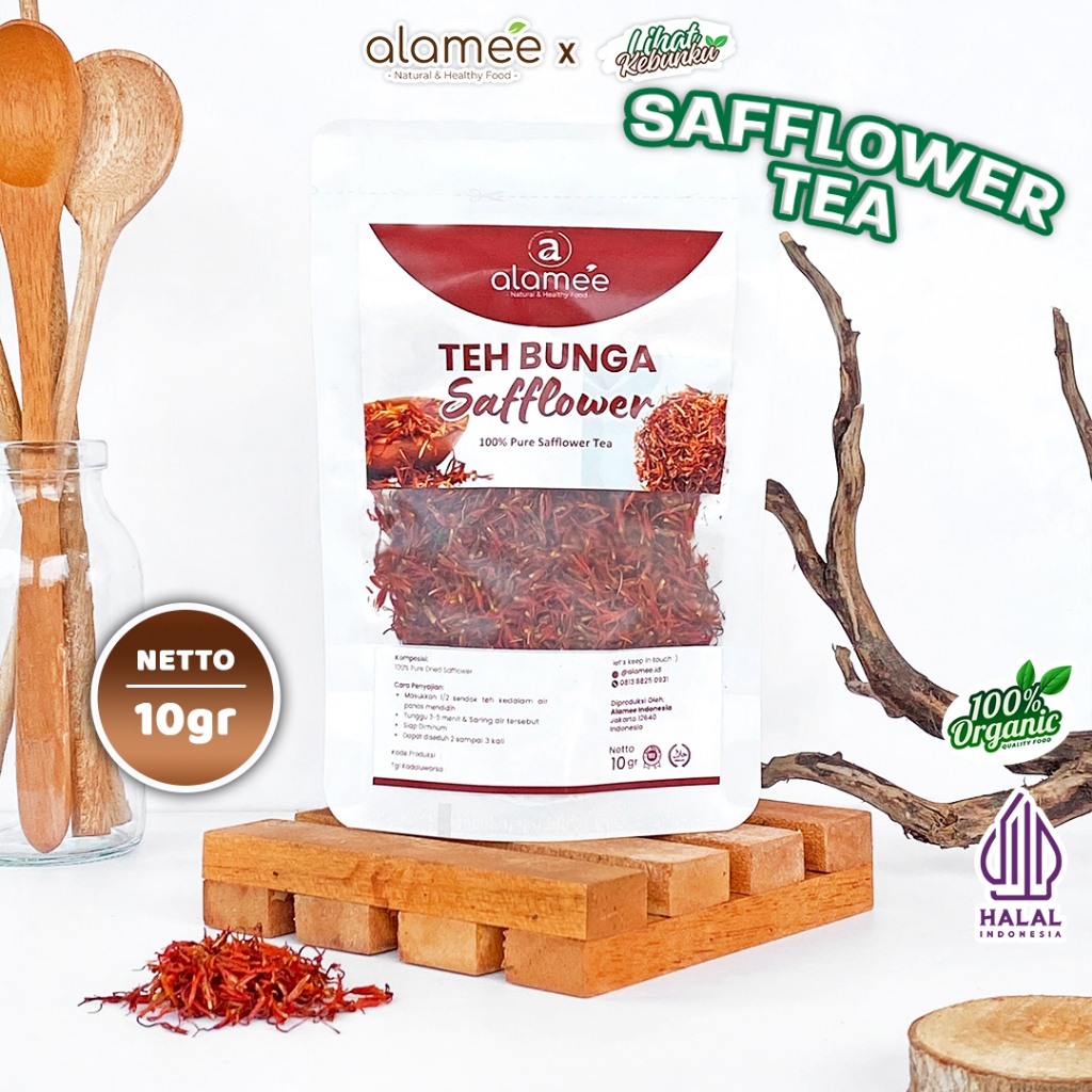 

Teh Bunga Safflower Herbal Tea Original Organik 10gr Alami Siap Seduh Minum Organic LIHAT KEBUNKU