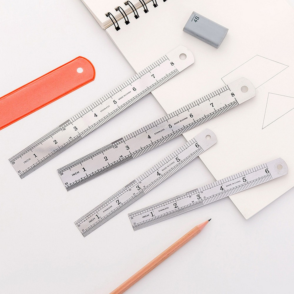 

EC Penggaris Besi Stainless Steel Ruler 50CM / Penggaris Serbaguna Perlengkapan Sekolah / Mistar Besi Alat Ukur Multifungsi Stockami A107