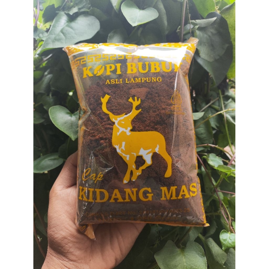 

(10 Bungkus) Kopi Kidang Mas Asli Lampung 250 gram