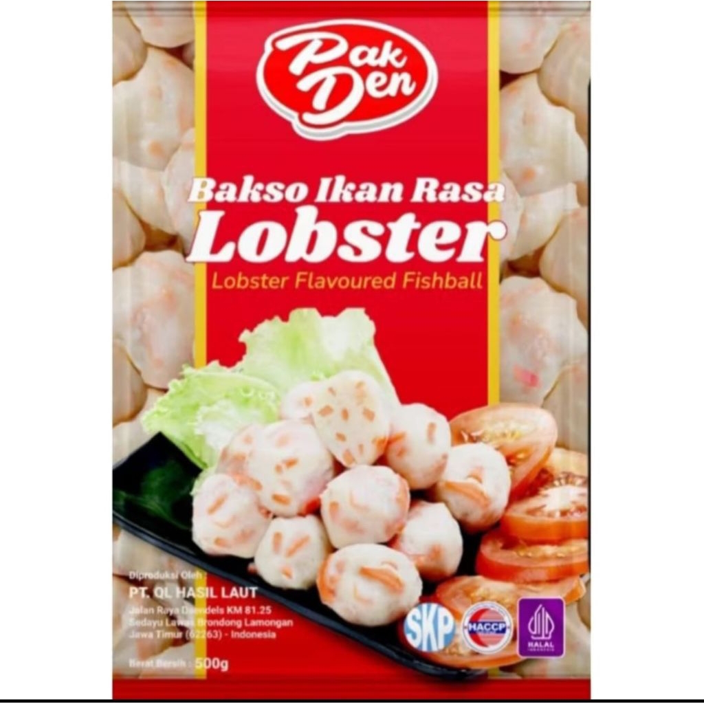 

PAK DEN SEAFOOD BAKSO LOBSTER 500 Gram