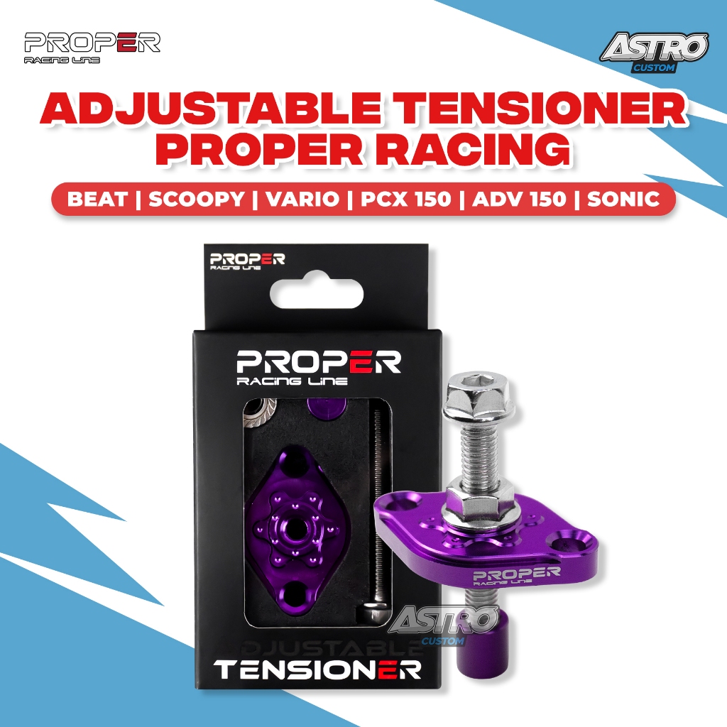 Proper Adjustable Tensioner Beat Fi Scoopy Fi ESP Vario 125 150 PCX ADV Supra GTR CBR Stut Stelan