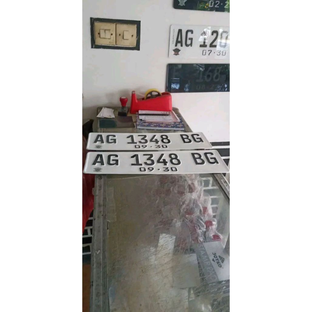 Plat Nomor Mobil Font Baru