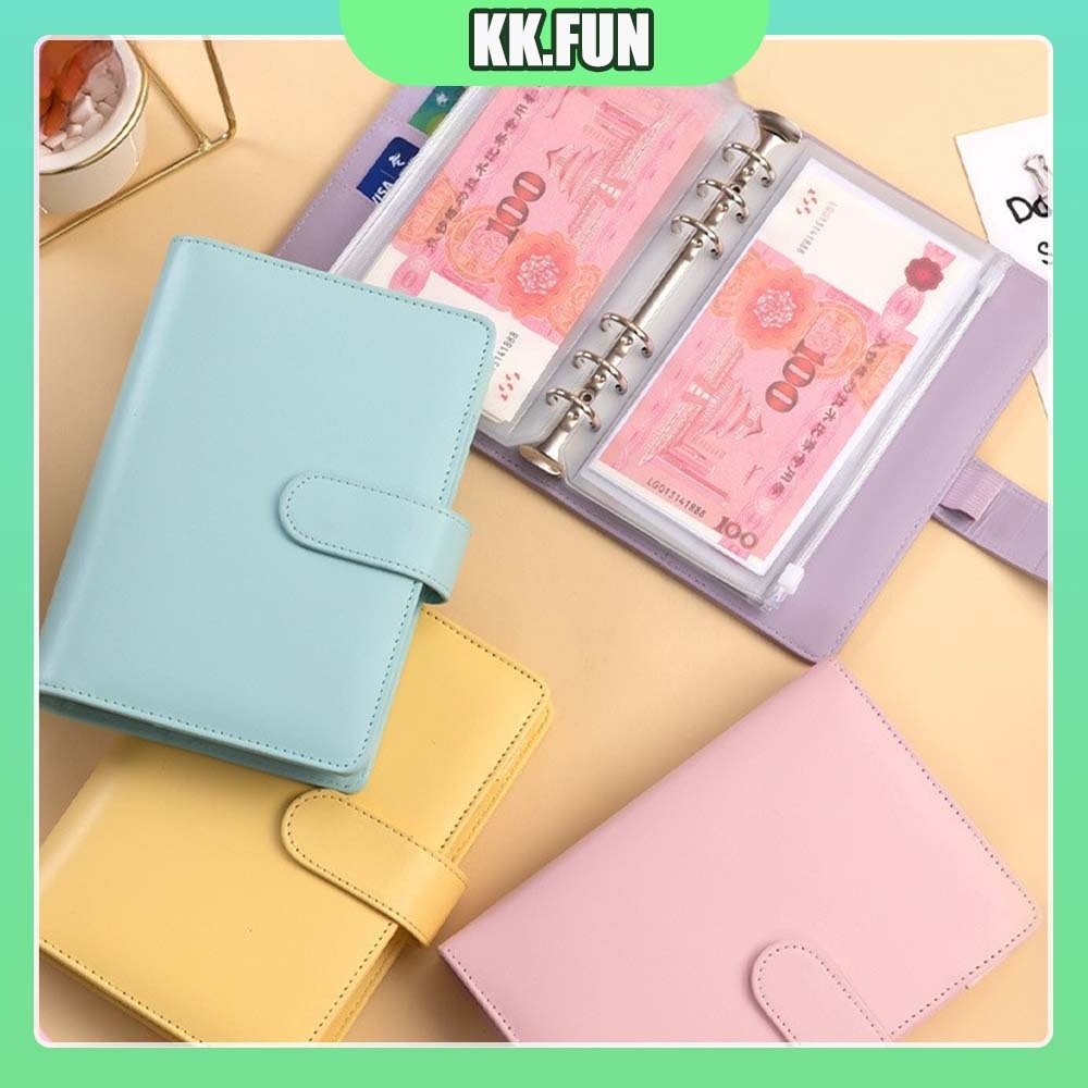 

【Ready】Binder Keuangan A6 PU Leather-Paket Lengkap Nabung & Sinking Fund,/Desain Lucu untuk Cewek Kekinian