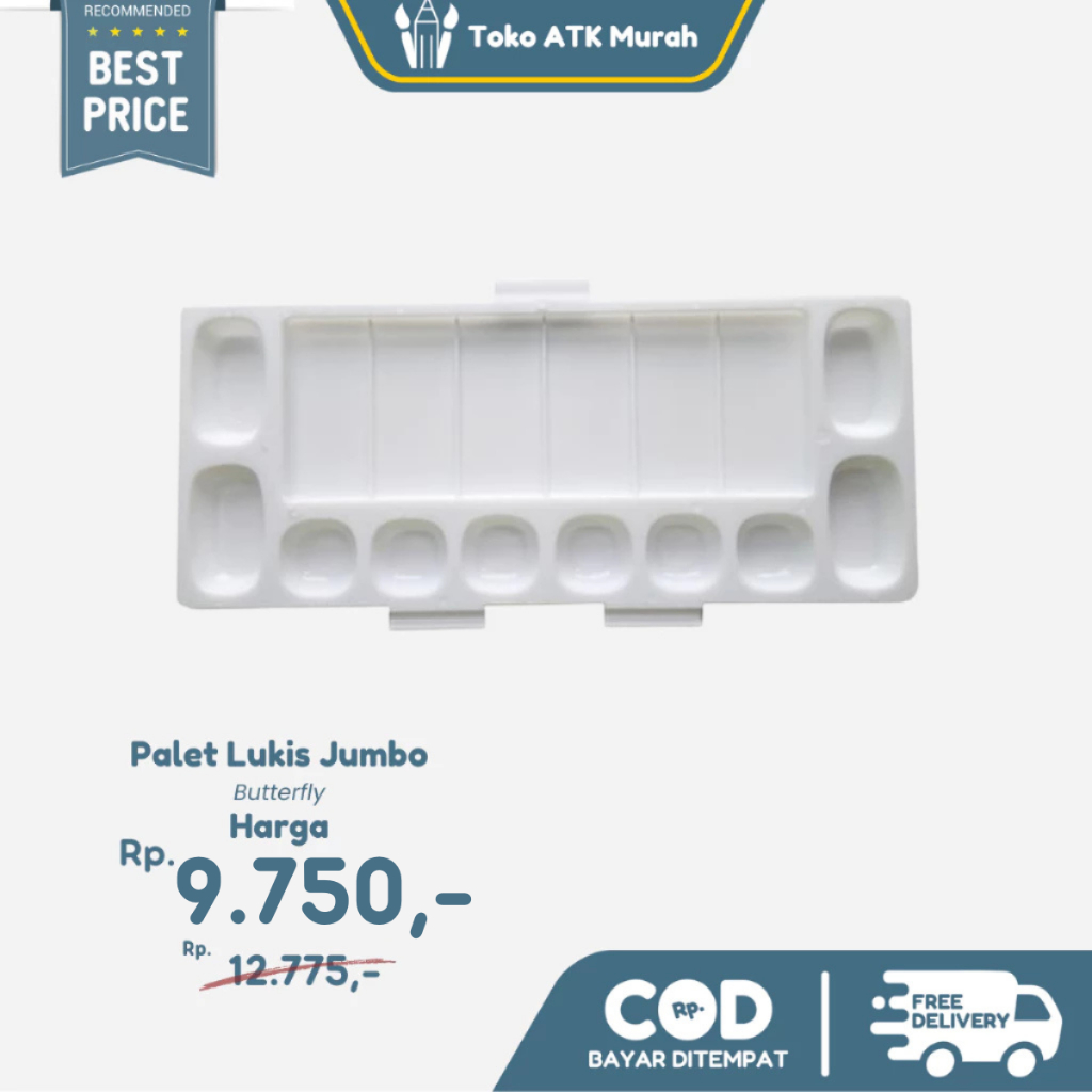 

Palet Cat Butterfly Jumbo Putih Lukis