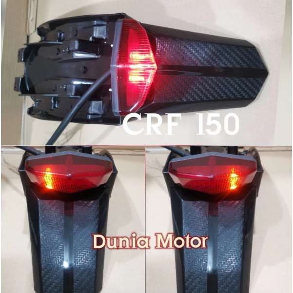 SPAKBOR BELAKANG CRF PLUS STOP LAMP 3IN 1 SPAKBOR BELAKANG KLX 150 WITH STOP LAMP 3 IN 1 SPAKBOR VAR