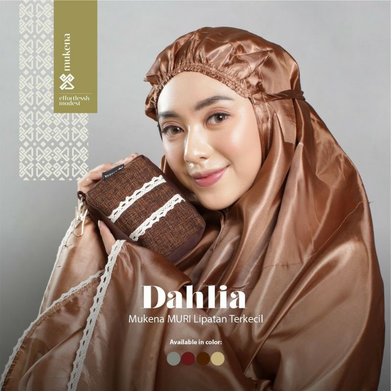 mukena travelling terkecil seri Dahlia mukena karita mukena muri petunia