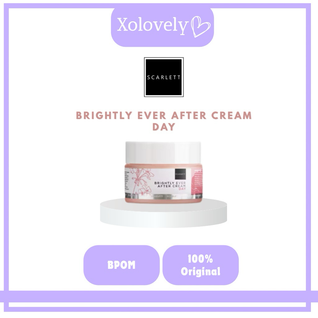 SCARLETT Brightly Ever After Cream Day | Day Cream Scarlett | Krim Wajah Scarlett