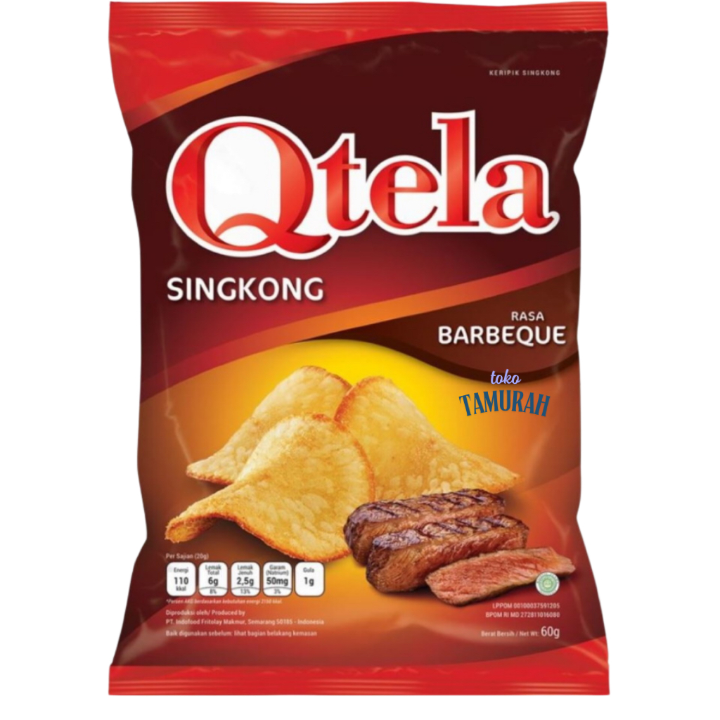 

QTELA SINGKONG 20gr BBQ RENCENG ISI10