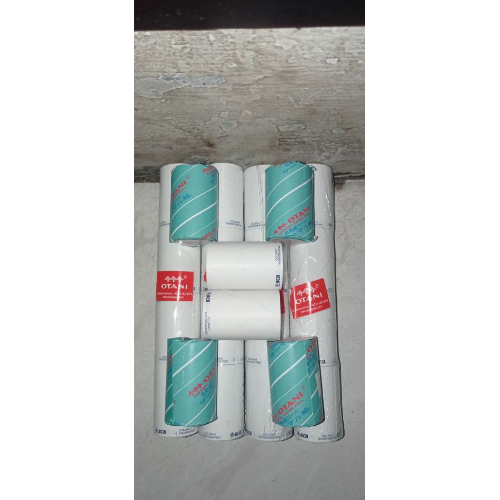 

kertas thermal kasir struk BCA kualitas bagus dan Terpercaya