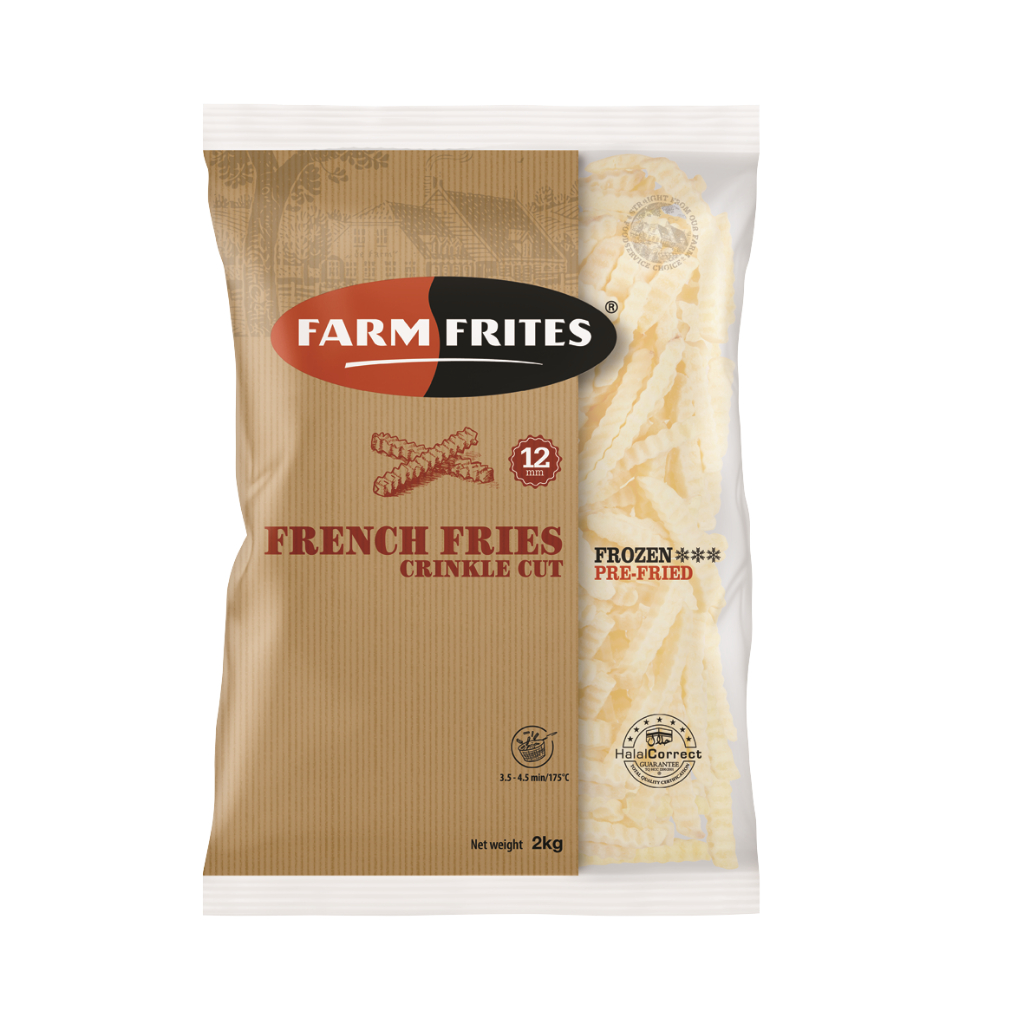 

FF Fries Crinkle Cut 2kg