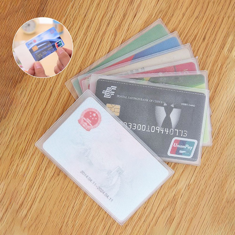 

EC Plastik Pelindung Kartu ATM SIM KTP Transparan Sampul Cover Anti Gores / Sarung Pelindung Credit Card Tahan Air Serbaguna Stockami C1203