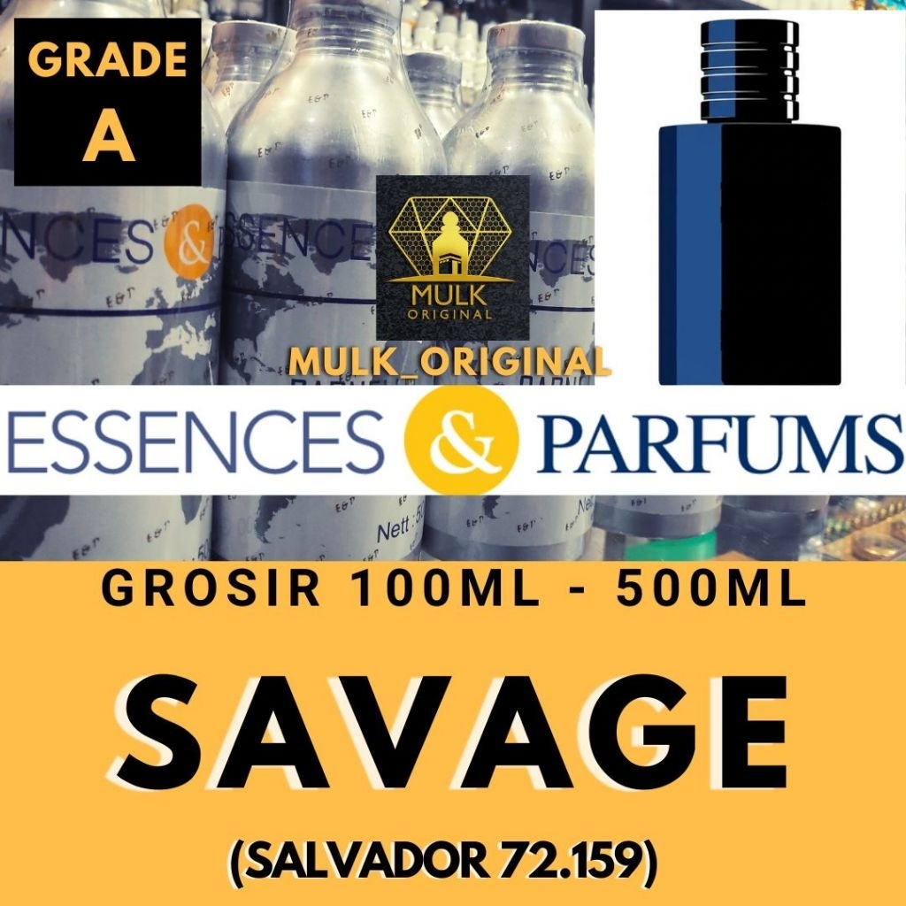 Bibit Parfum Fragrance Oil Essences Grade A Luzi Salvador 72159 Dorsava Searah Savage