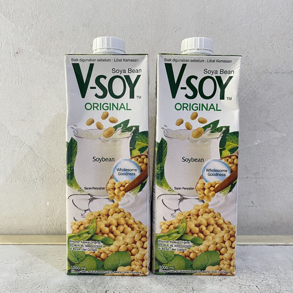 

V-soy soya bean original 1 liter | susu kedelai | susu vsoy