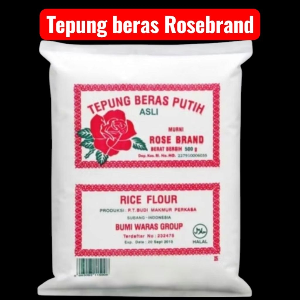

TEPUNG BERAS Rose brand 500gr