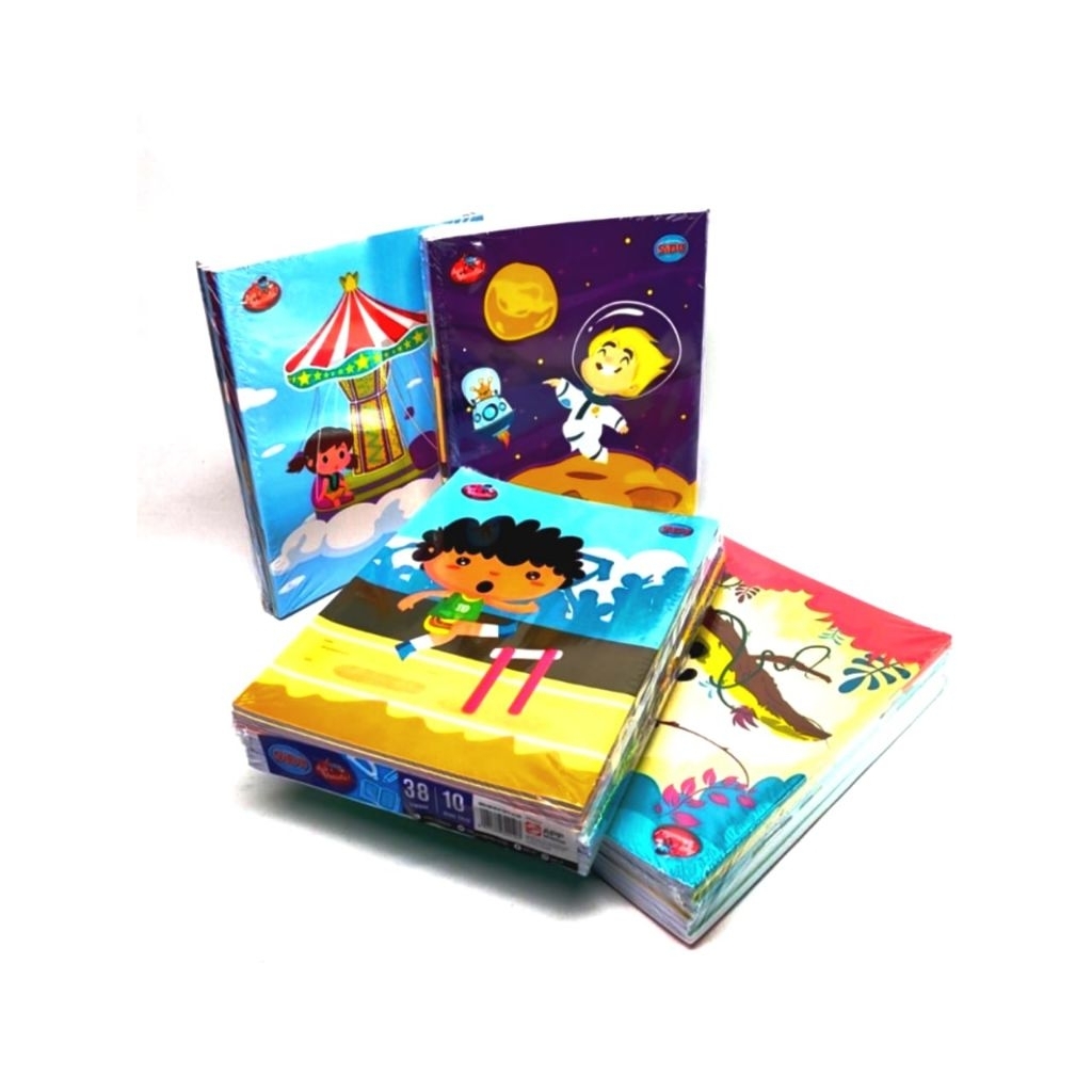

(10pcs) Buku Tulis SIDU Garis 38lembar / 1pack Buku Tulis SIDU 38lembar / Buku Tulis SIDU