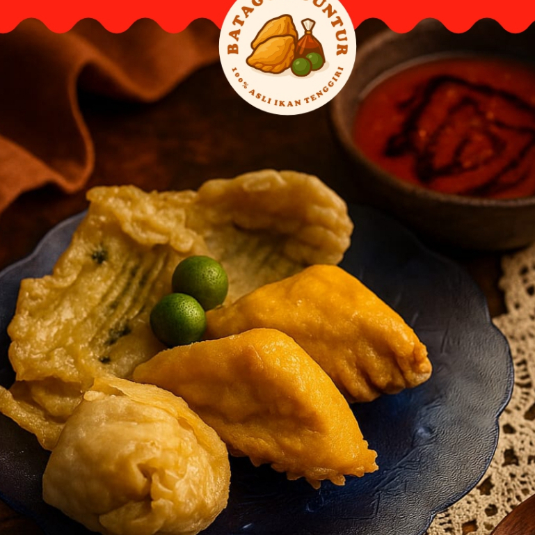 

BATAGOR GUNTUR - MIX Batagor, Siomay, Aci Batagor Setengah Matang Di Vakum isi 10 biji 100