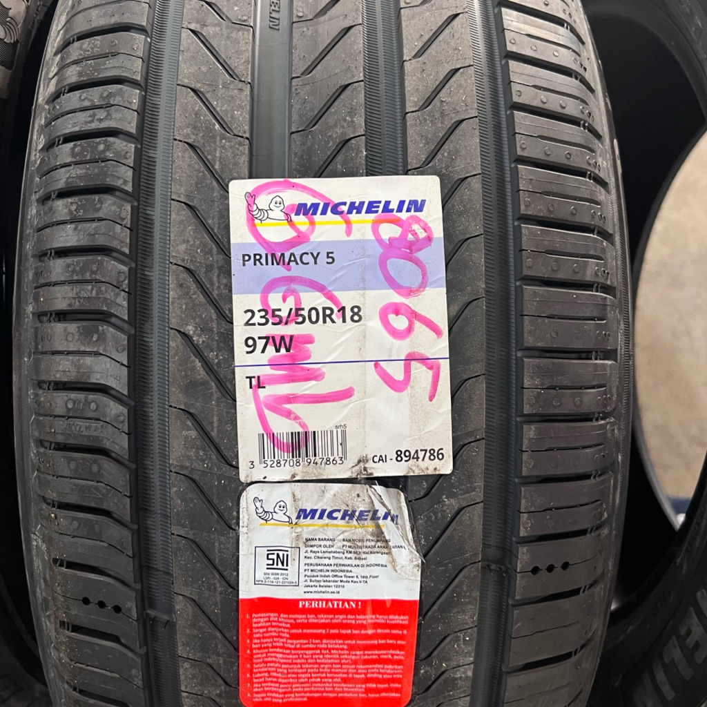 BAN ALPHARD VELLFIRE INNOVA REBORN MICHELIN 235/50 R18 PRIMACY 5