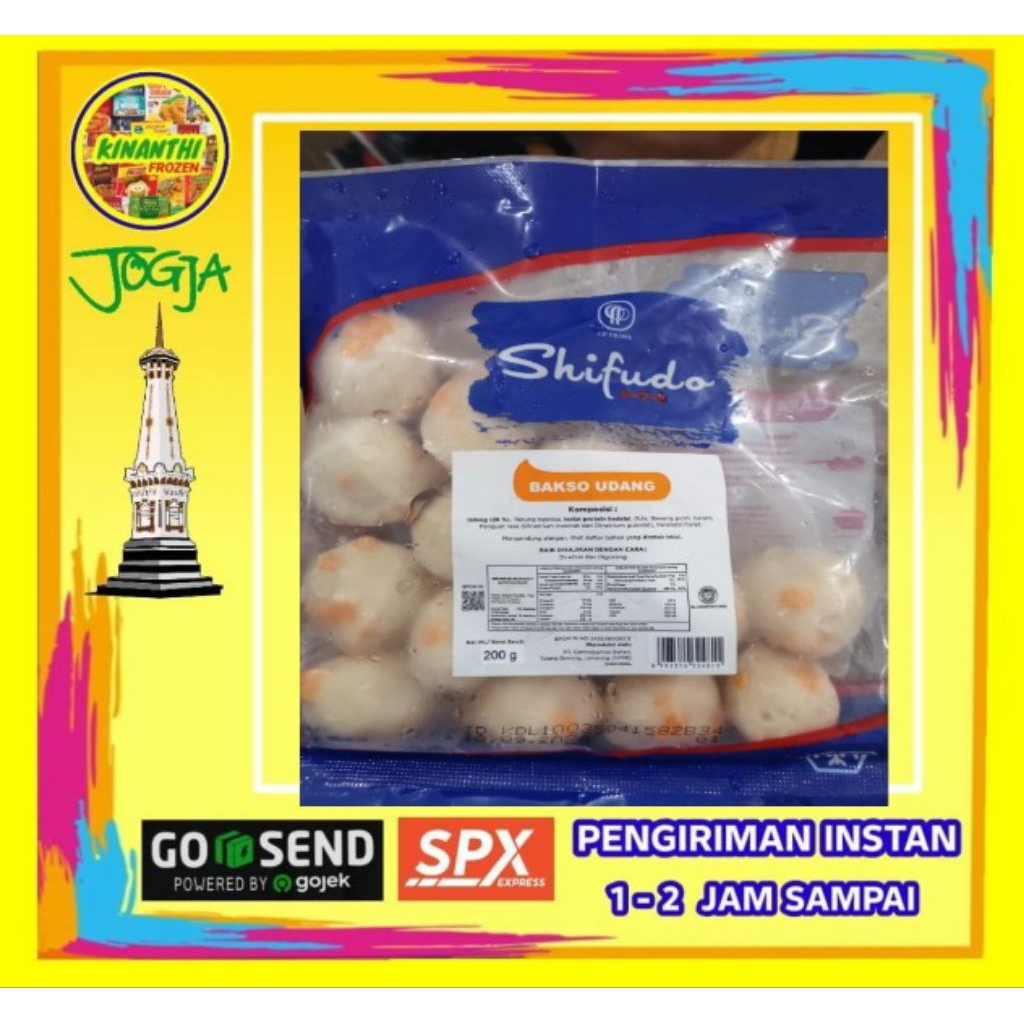 

Shifudo bakso udang 200 gr, Jogja Frozen
