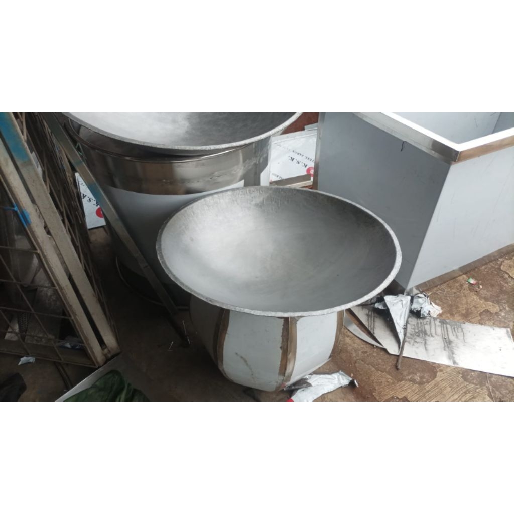 wajan besar jumbo stainless 304 diameter 70cm