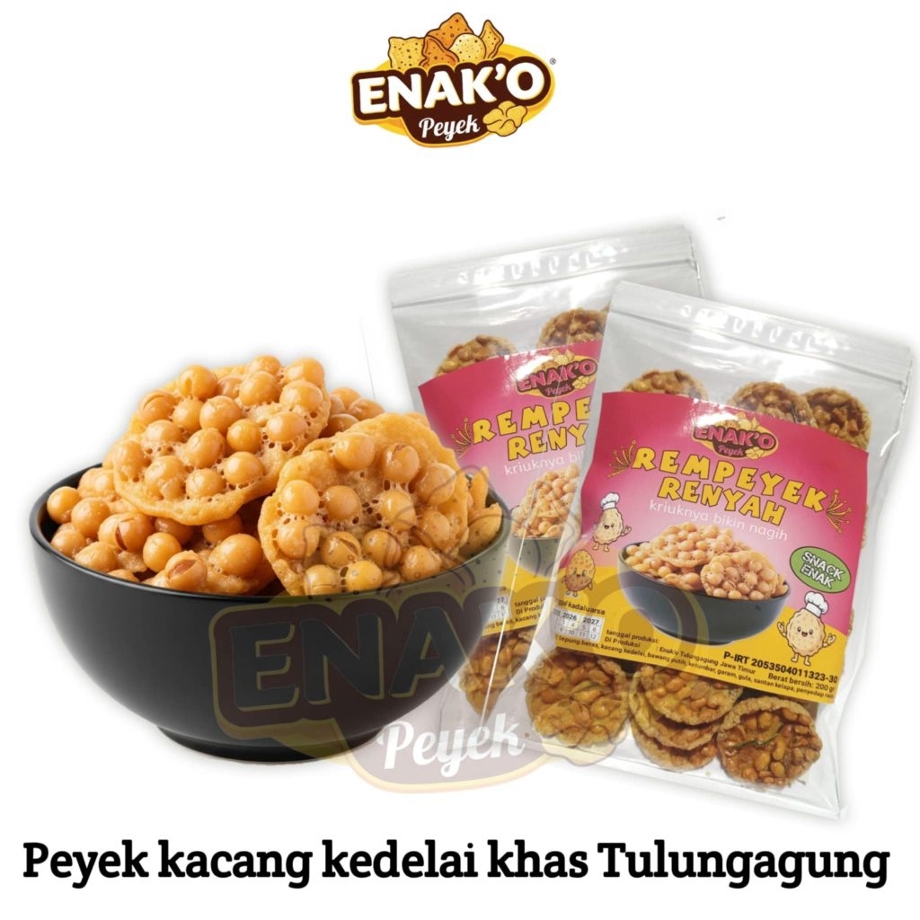 

peyek kedelai khas tulungagung enak o 200gr