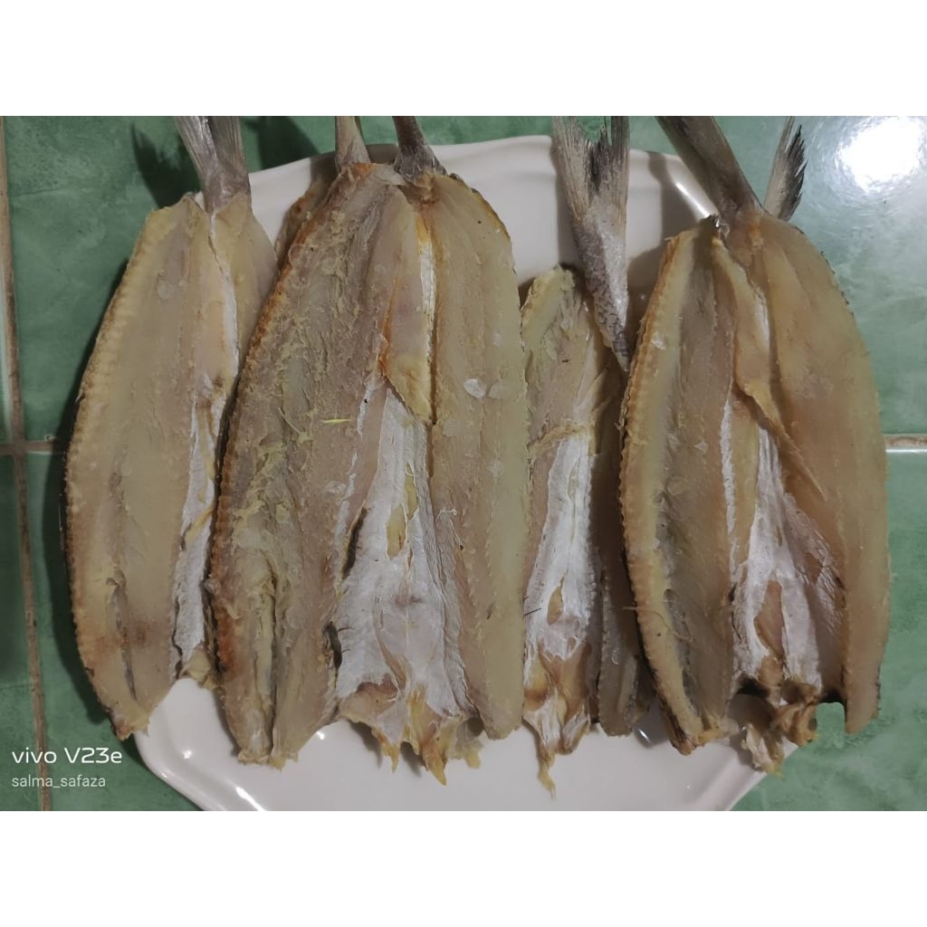 

Ikan Asin Gabus Laut/Ikan Asin Bloso/Ikan Asin Jenggalak super 500 gram