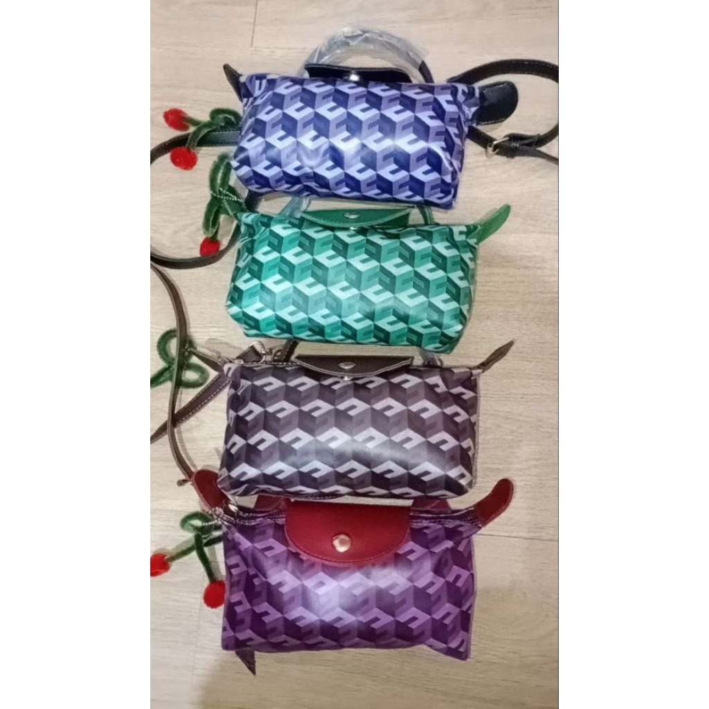 TAURUS (Ready) Tas tenteng mini - Tas selempang model LC motif kekinian