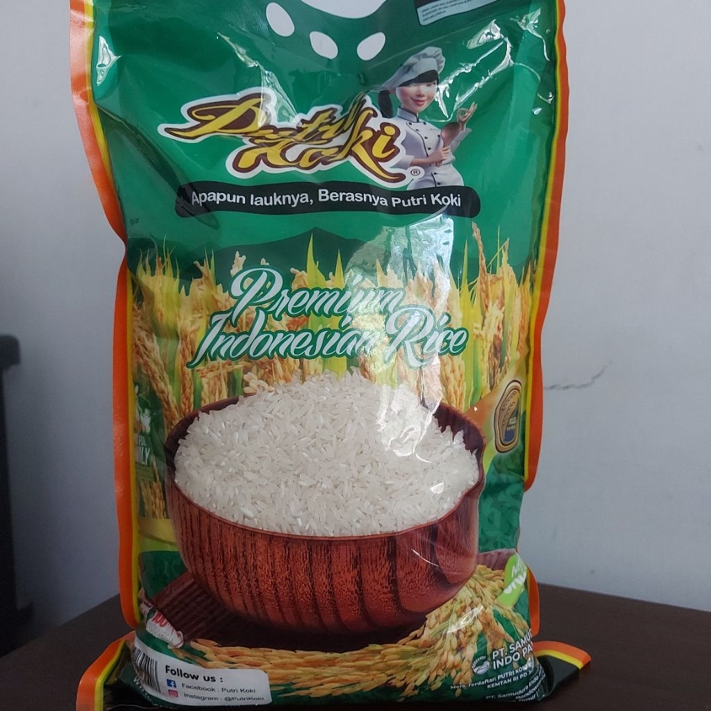 

Beras Putri Koki Hijau Premium Kemasan Ekonomis 3kg