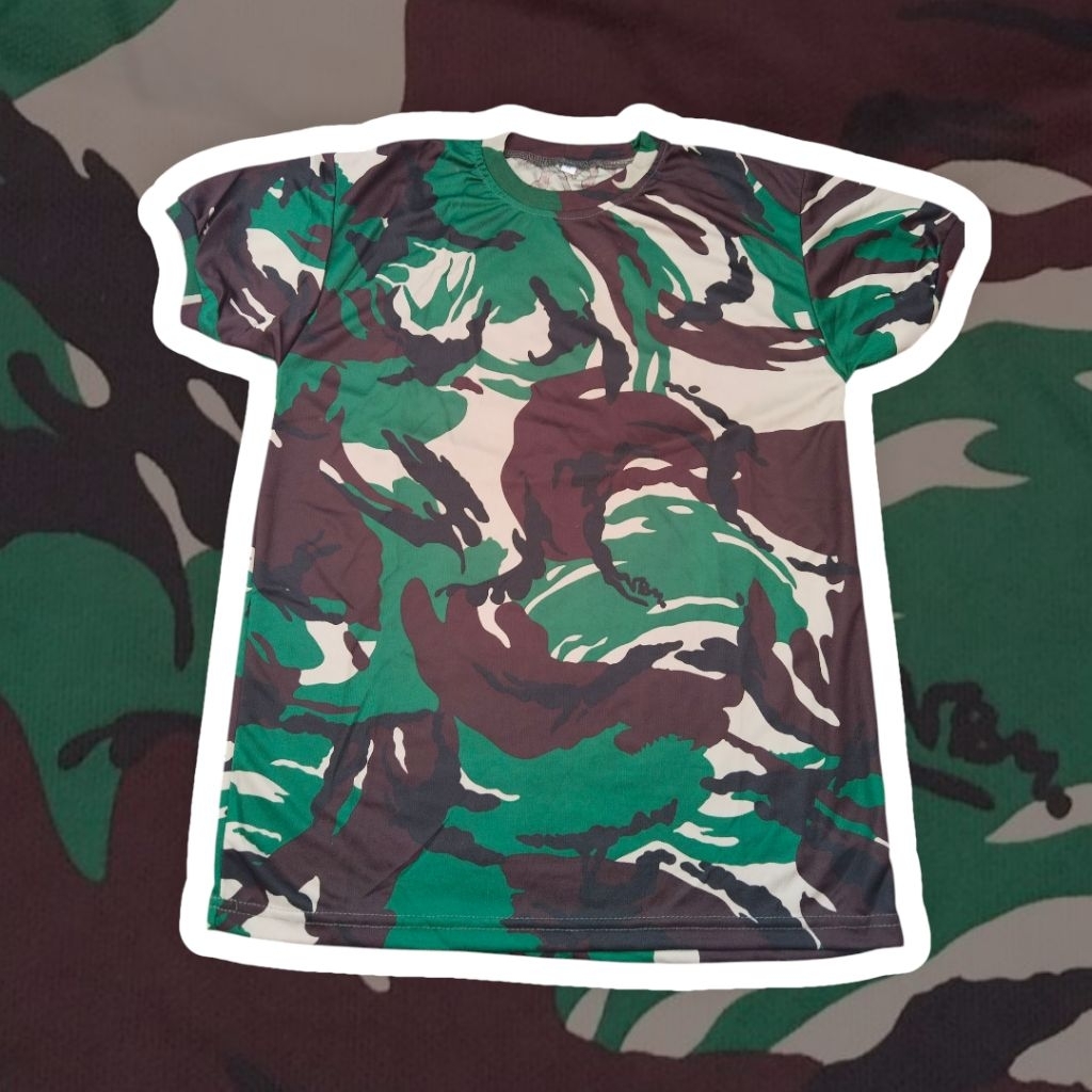 KAOS LORENG PDL TNI AD LENGAN PENDEK MALVINAS