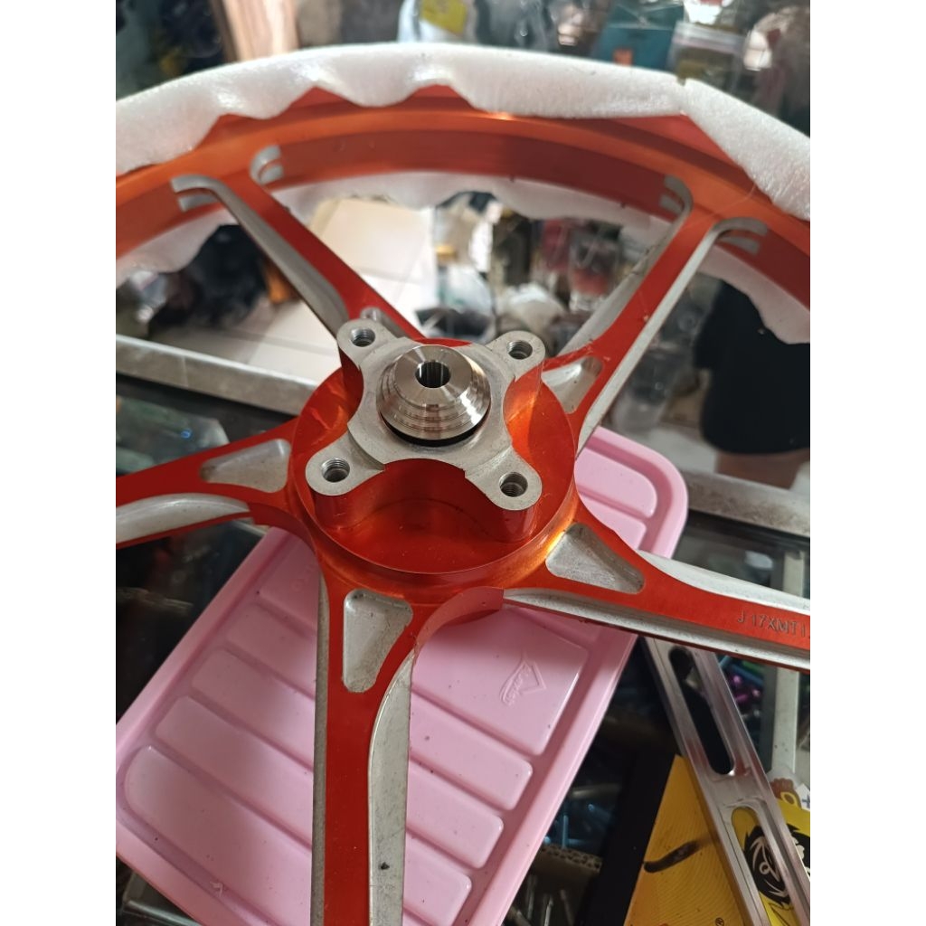 boshing as roda depan stainless stenlis Mio fizr jupiter model heng