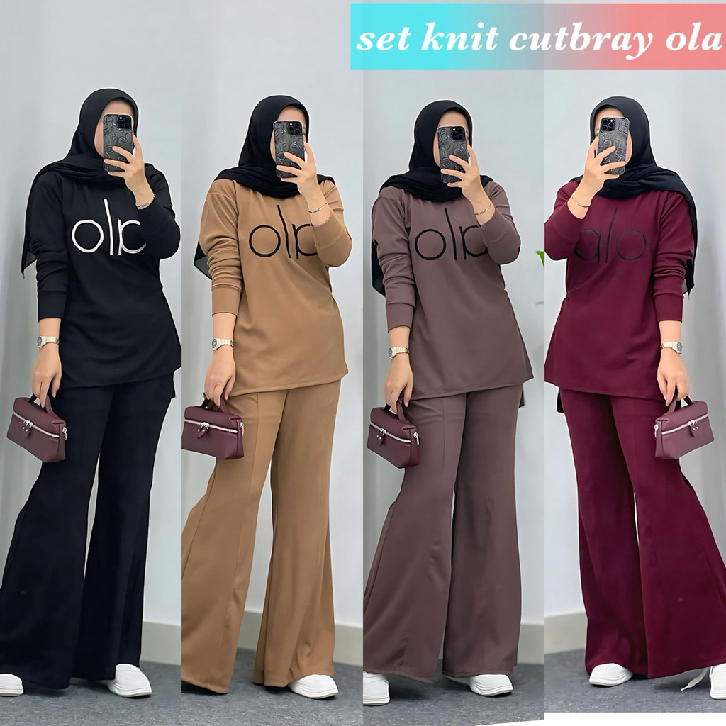 SET KNIT CUTBRAY OLA Original Produk
