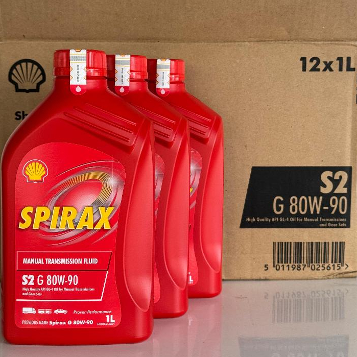 Oli Transmisi Manual Atau Transmisi Oil Shell Spirax S2 G SAE 80W-90 Produk Asli Shell