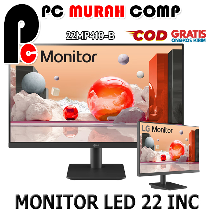 LED MONITOR  LG 22M410-B Monitor Komputer NEW