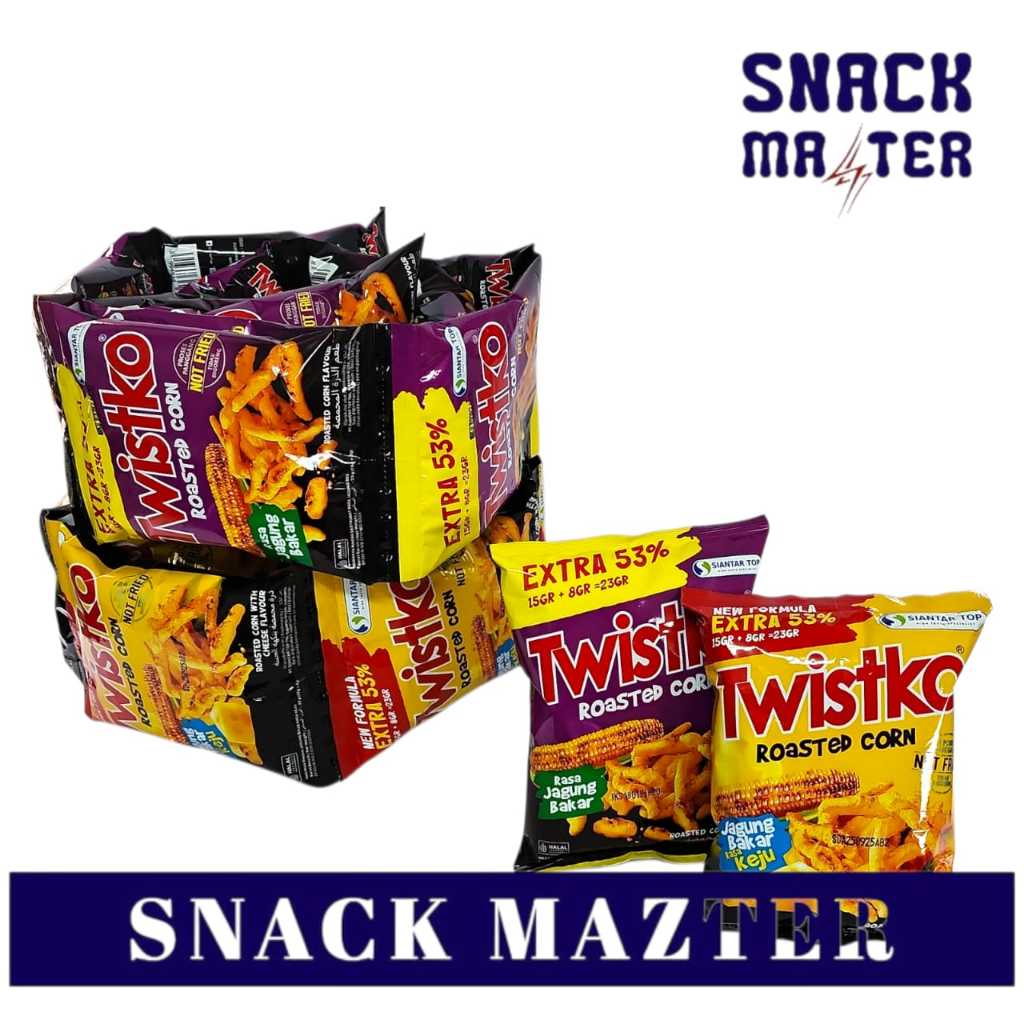 

Twistko Snack Jagung Bakar RENCENG - Netto 20 gr x 10bks