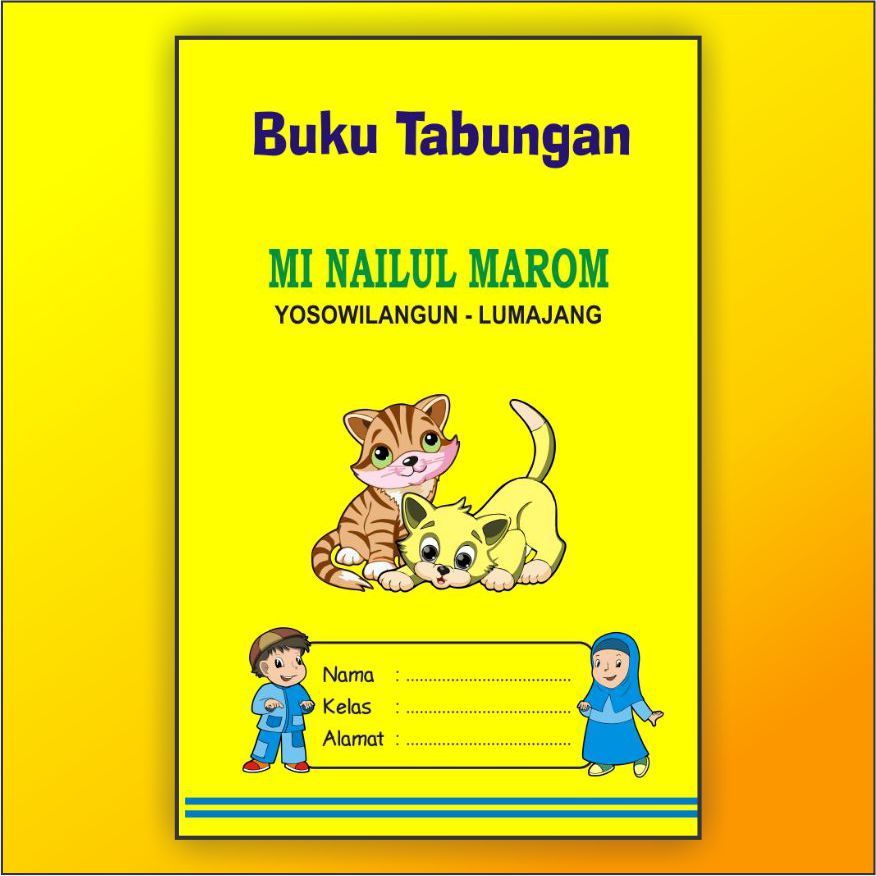 

Buku Tabungan Custom / Buku Tabungan nama sekolah