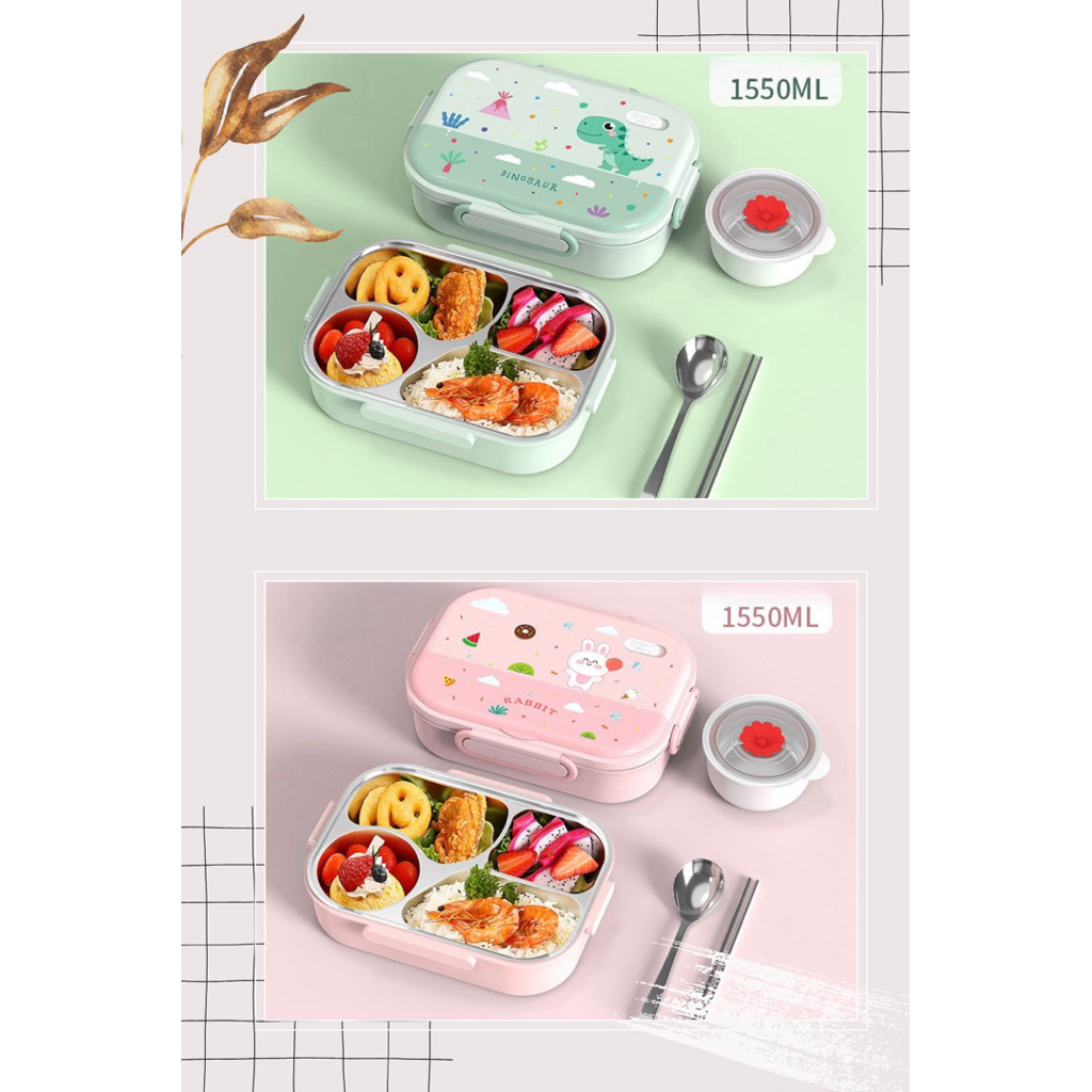 Kotak Makan Lunch Box Stainless 316